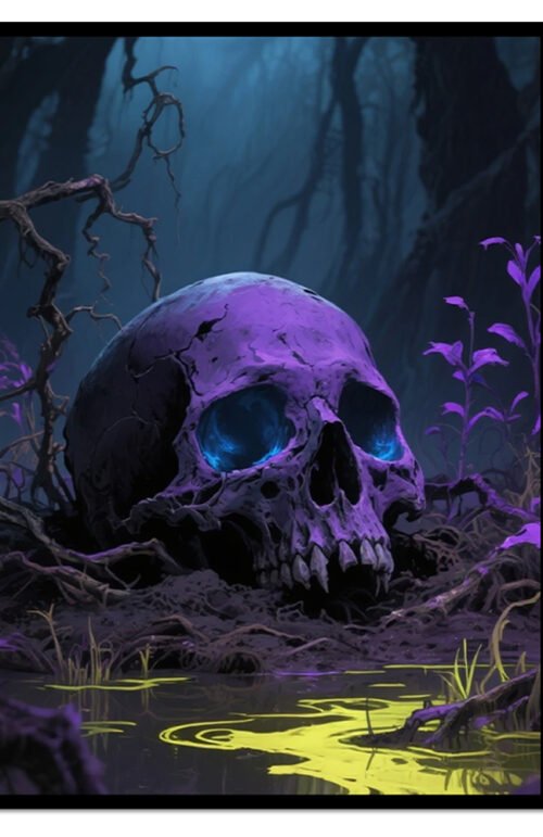 60PCS 66x91mm Matte Anime Card Sleeves for MTG/PTCG ( Skull )