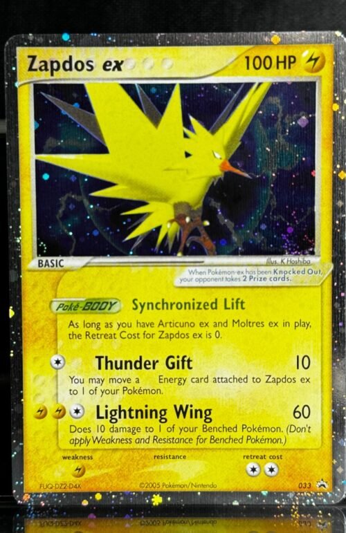 Zapdos Pokémon Nintendo Black Star Promos #033 Proxy Card