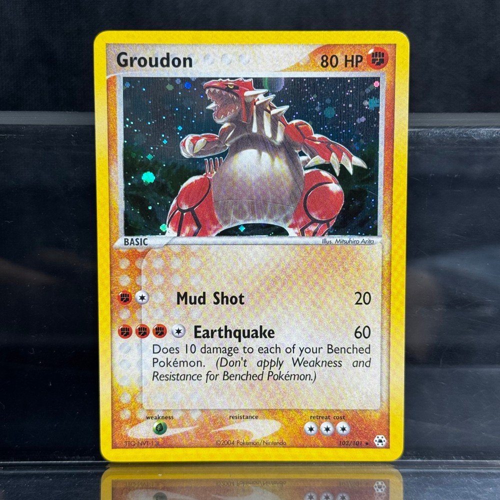 Groudon Pokémon Hidden Legends (HL, EX5) #102/101 Proxy Card