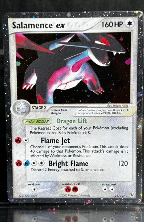 Salamence EX Pokémon Deoxys (DX, EX8) #103/107 Proxy Card