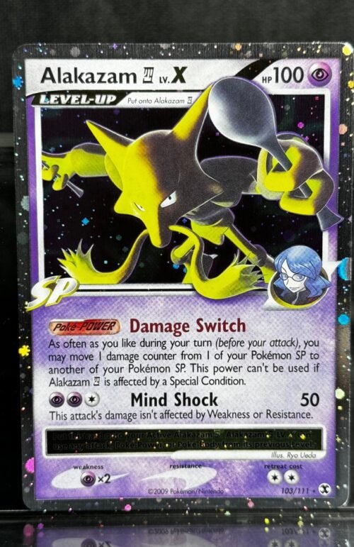 Alakazam Pokémon Rising Rivals (RR, PL2) #103/111 Proxy Card