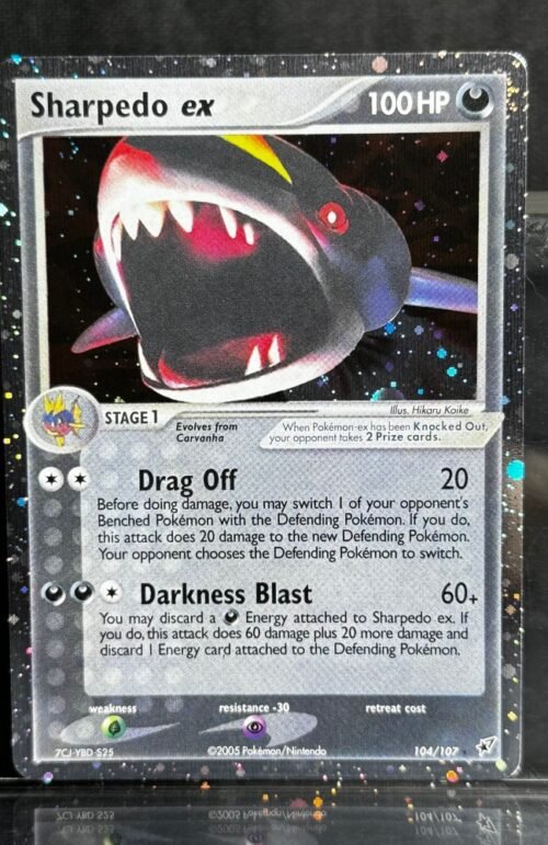 Sharpedo EX Pokémon Deoxys (DX, EX8) #104/107 Proxy Card