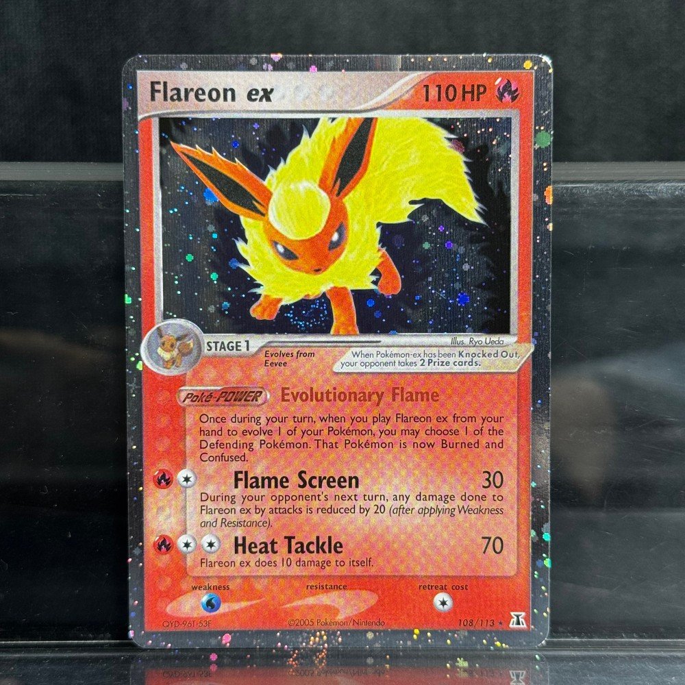 Flareon EX Pokémon Delta Species (DS, EX11) #108/113 Proxy Card