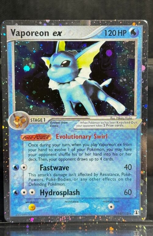 Vaporeon EX Pokémon Delta Species (DS, EX11) #110/113 Proxy Card