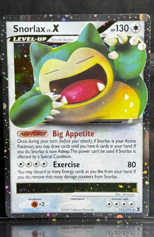Snorlax Pokémon Rising Rivals (RR, PL2) #111/111 Proxy Card