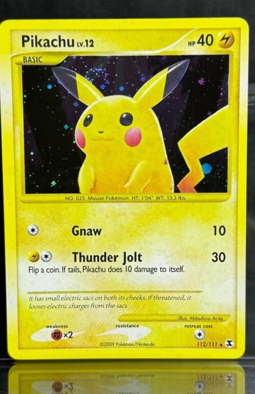 Pikachu Pokémon Rising Rivals (RR, PL2) #112/111 Proxy Card