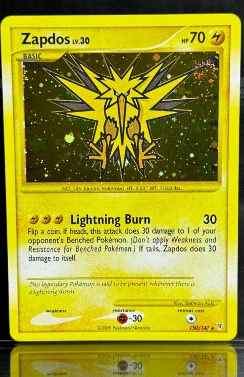 Zapdos Pokémon Supreme Victors (SV, PL3) #150/147 Proxy Card