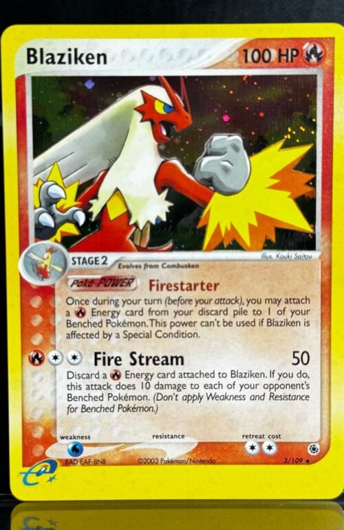 Blaziken Pokémon Ruby & Sapphire (RS, EX1) #3/109 Proxy Card