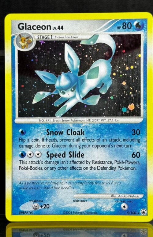 Glaceon Pokémon Majestic Dawn (MD, DP5) #5/100 Proxy Card