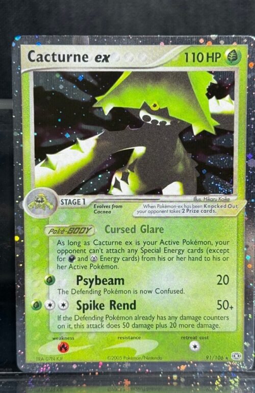 Cacturne EX Pokémon Emerald (EM, EX9) #91/106 Proxy Card
