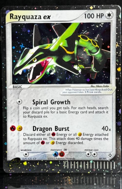 Rayquaza EX Pokémon Dragon (DR, EX3) #97/97 Proxy Card