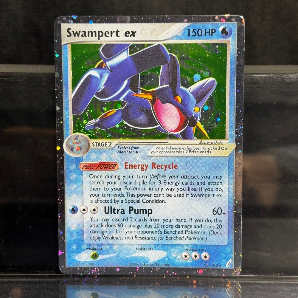 Swampert EX Pokémon Crystal Guardians (CG, EX14) #98/100 Proxy Card