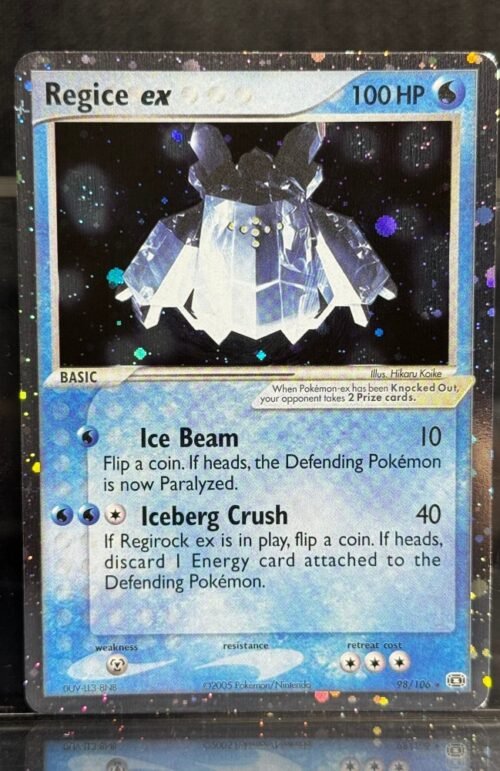 Regice EX Pokémon Emerald (EM, EX9) #98/106 Proxy Card