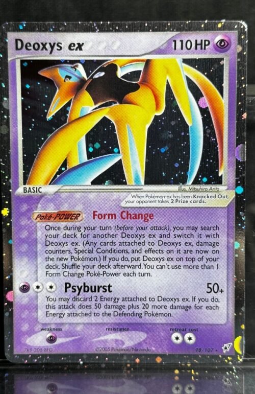 Deoxys EX Pokémon Deoxys (DX, EX8) #98/107 Proxy Card