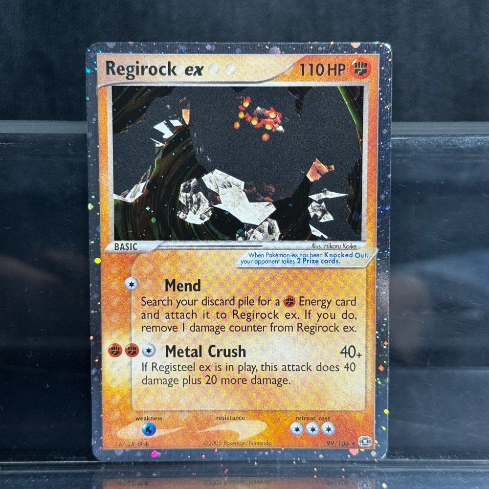 Regirock EX Pokémon Emerald (EM, EX9) #99/106 Proxy Card