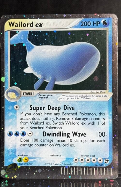 Wailord Pokémon Sandstorm (SS, EX2) #100/100 Proxy Card