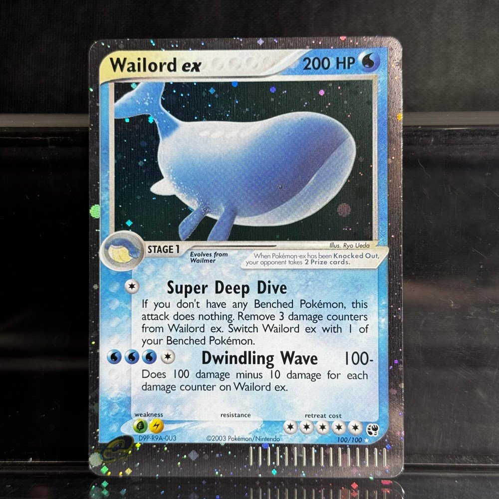 Wailord Pokémon Sandstorm (SS, EX2) #100/100 Proxy Card