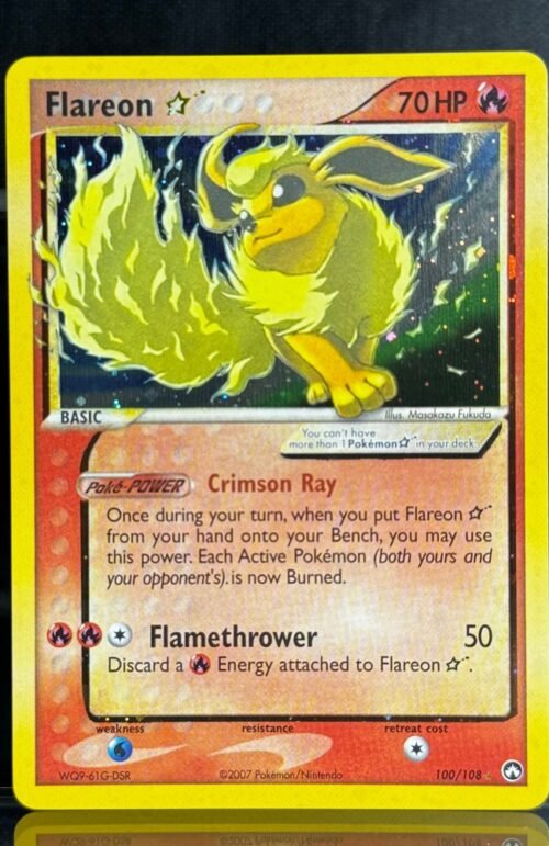 Flareon Pokémon Power Keepers (PK, EX16) #100/108 Proxy Card
