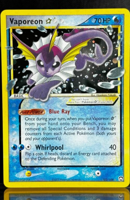 Vaporeon Pokémon Power Keepers (PK, EX16) #102/108 Proxy Card