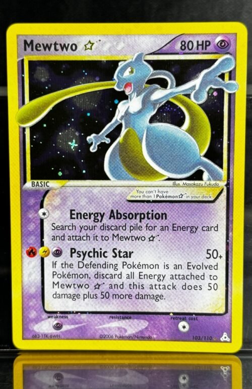 Mewtwo Pokémon Holon Phantoms (HP, EX13) #103/110 Proxy Card