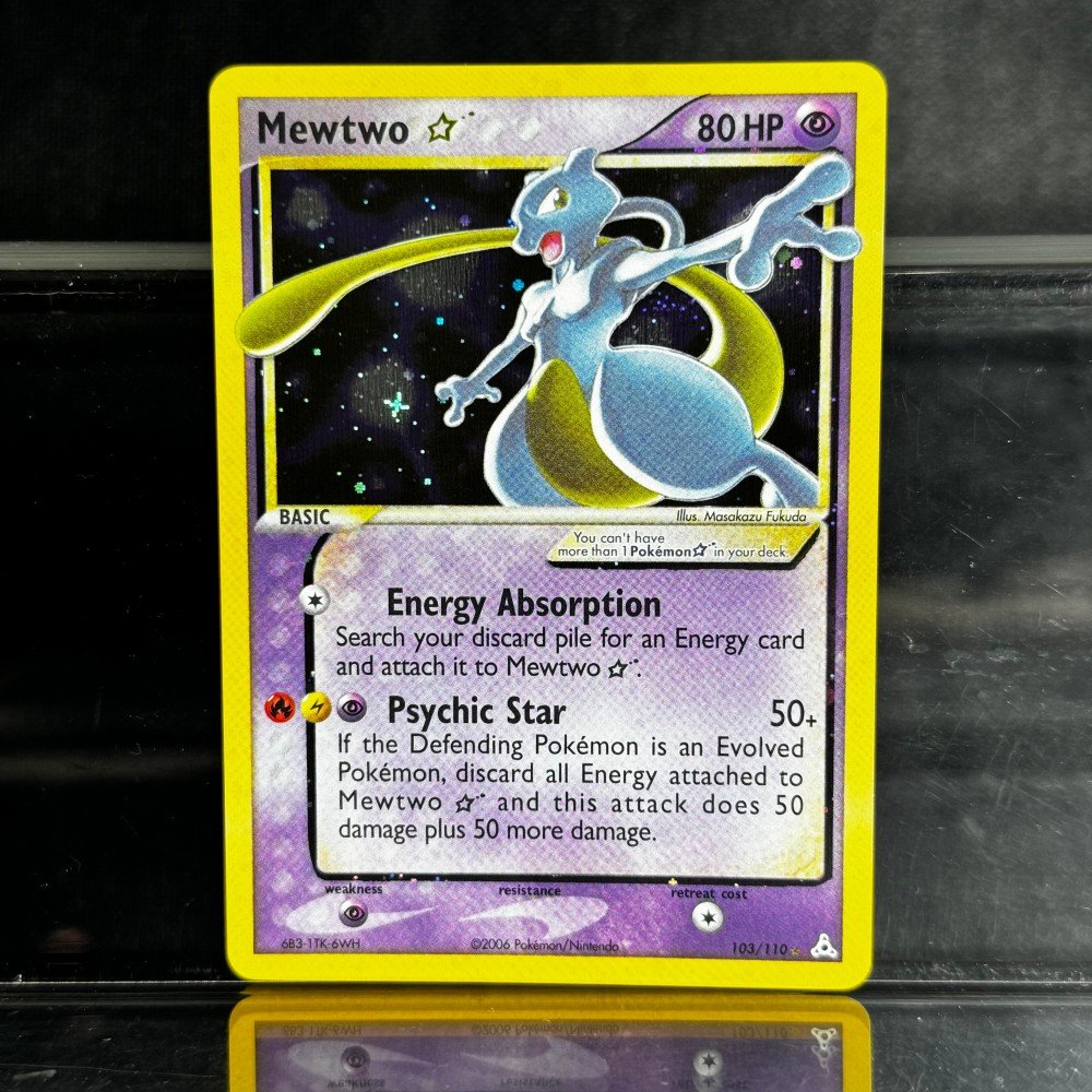 Mewtwo Pokémon Holon Phantoms (HP, EX13) #103/110 Proxy Card