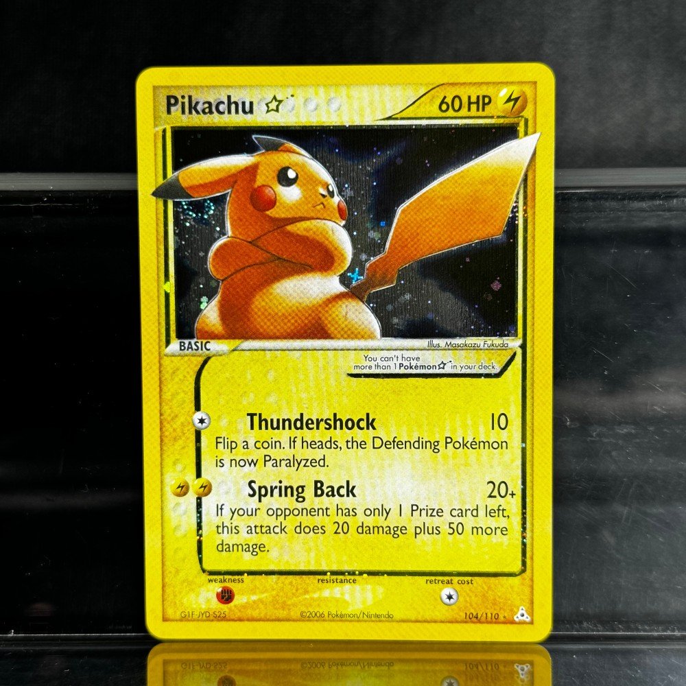 Pikachu Pokémon Holon Phantoms (HP, EX13) #104/110 Proxy Card