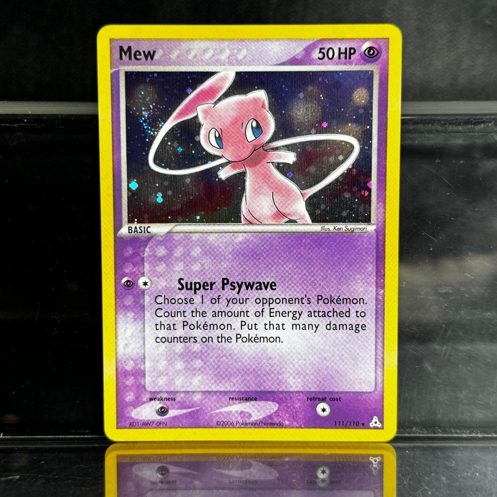 Mew Pokémon Holon Phantoms (HP, EX13) #111/110 Proxy Card