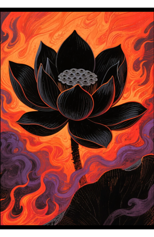 60PCS 66x91mm Black Lotus Matte Art Card Sleeves for MTG/PTCG
