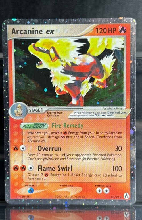 Arcanine Pokémon Legend Maker (LM, EX12) #83/92 Proxy Card