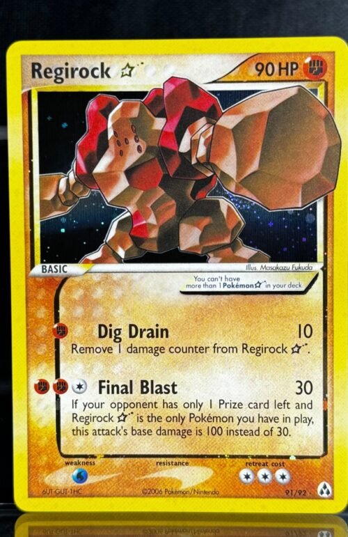 Regirock Pokémon Legend Maker (LM, EX12) #91/92 Proxy Card