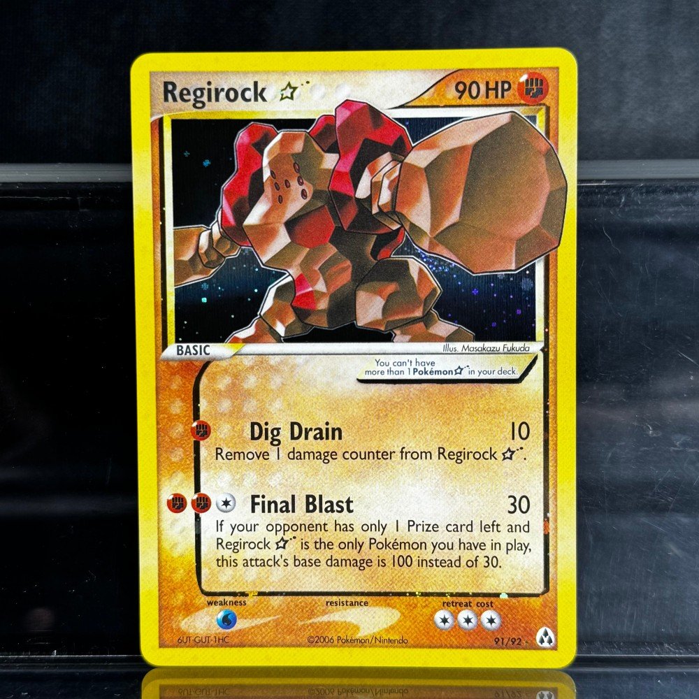 Regirock Pokémon Legend Maker (LM, EX12) #91/92 Proxy Card