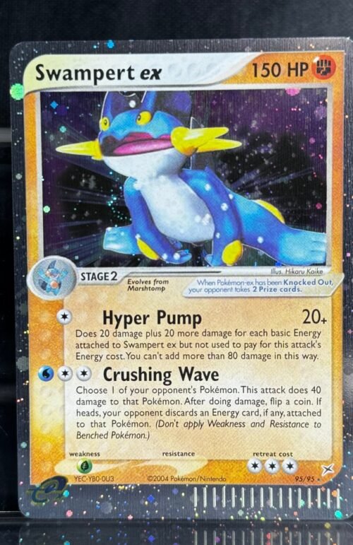 Swampert Pokémon Team Magma vs Team Aqua (MA, EX4) #95/95 Proxy Card