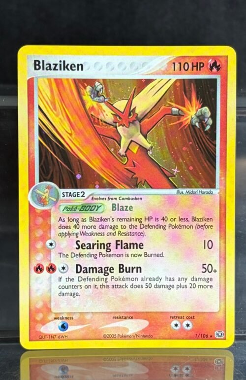 Pokémon EX Blaziken · Emerald (EM) #1 Proxy Card