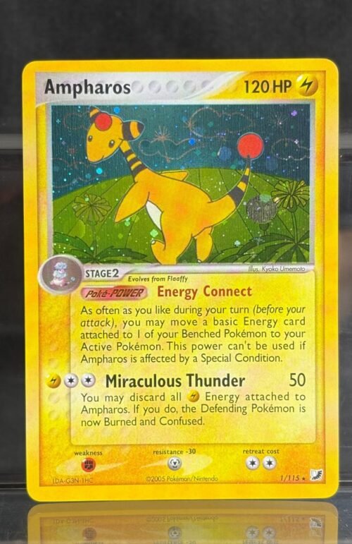 Pokémon EX Ampharos · Unseen Forces (UF) #1 Proxy Card