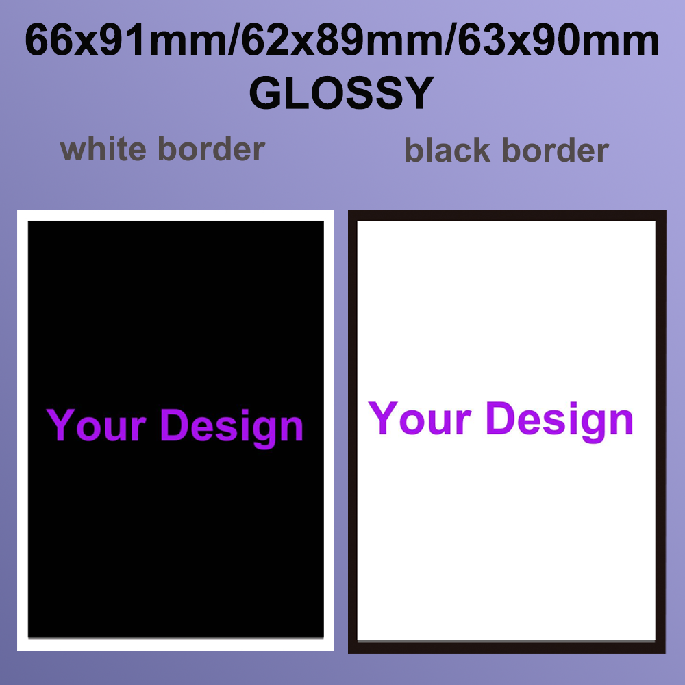 Custom Card Sleeves Glossy/Frosted/HOLO Style Standard/Japanese Size Card Sleeves for MGT/YGO/PTCG DIY Card Protector - Image 5