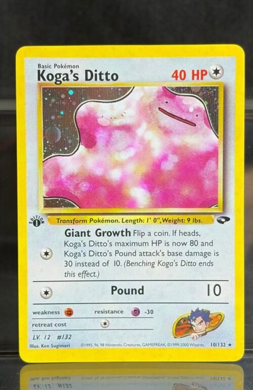 Pokémon Koga’s Ditto · Gym Challenge (G2) #10 Proxy Card