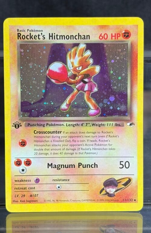 Pokémon Rocket’s Hitmonchan · Gym Heroes (G1) #11 Proxy Card