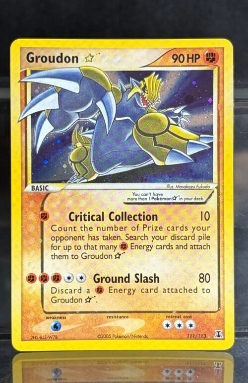 Pokémon EX Groudon Star · Delta Species (DS) #111 Proxy Card