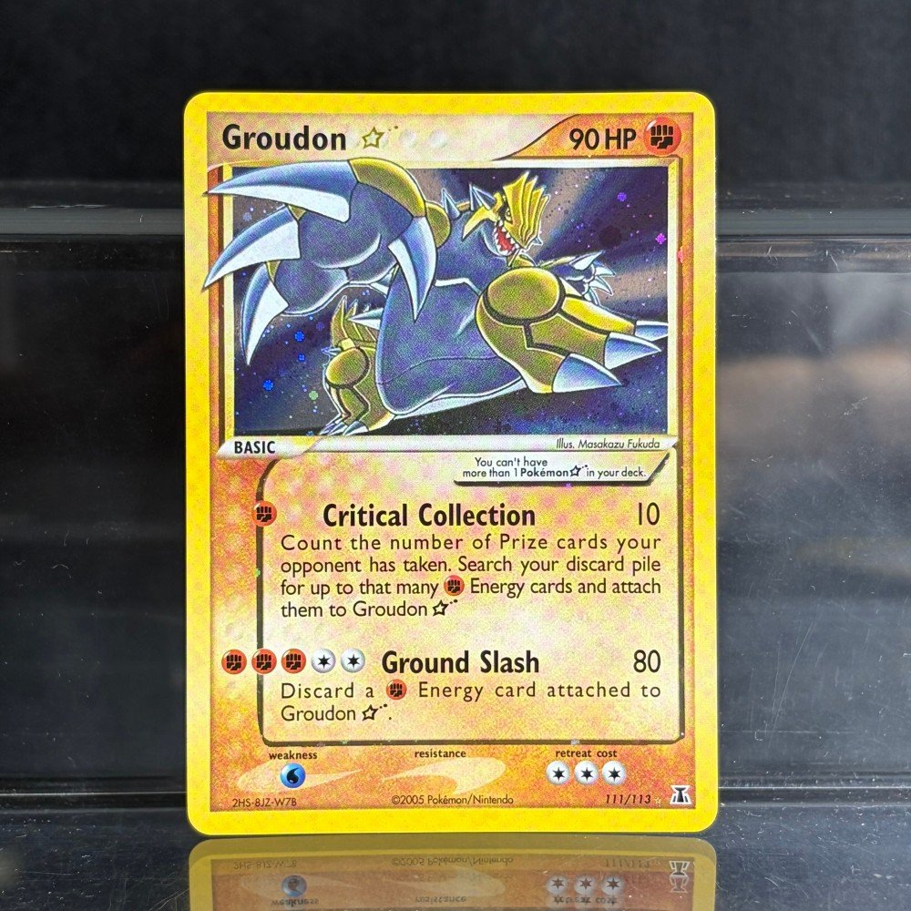 Pokémon EX Groudon Star · Delta Species (DS) #111 Proxy Card