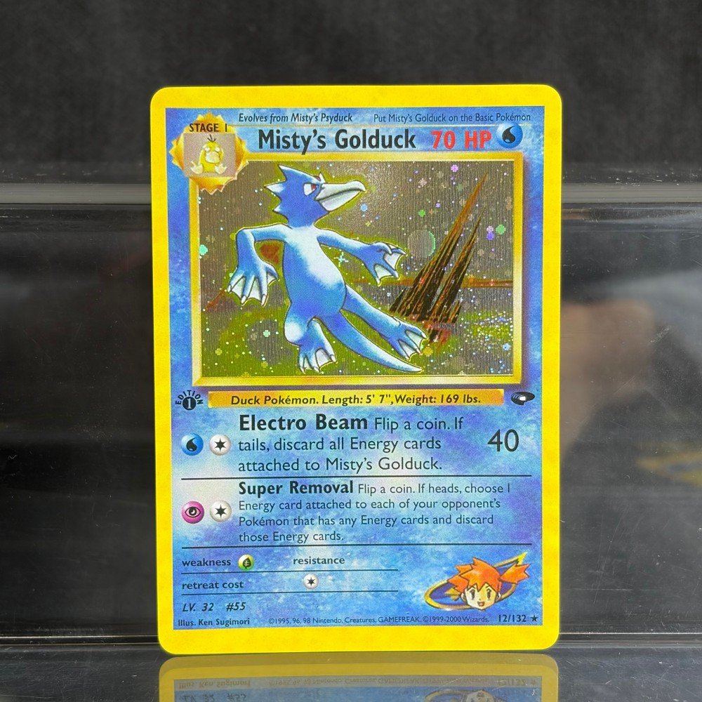 Pokémon Misty’s Golduck · Gym Challenge (G2) #12 Proxy Card