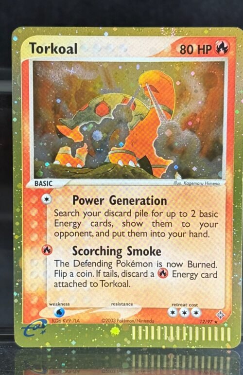Pokémon EX Torkoal · Dragon (DR) #12 Proxy Card