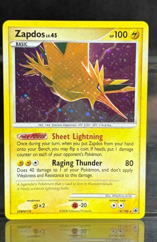 Pokémon Zapdos · Majestic Dawn (MD) #14 Proxy Card