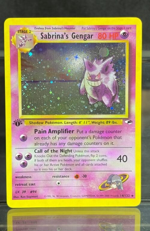 Pokémon Sabrina’s Gengar · Gym Heroes (G1) #14 Proxy Card