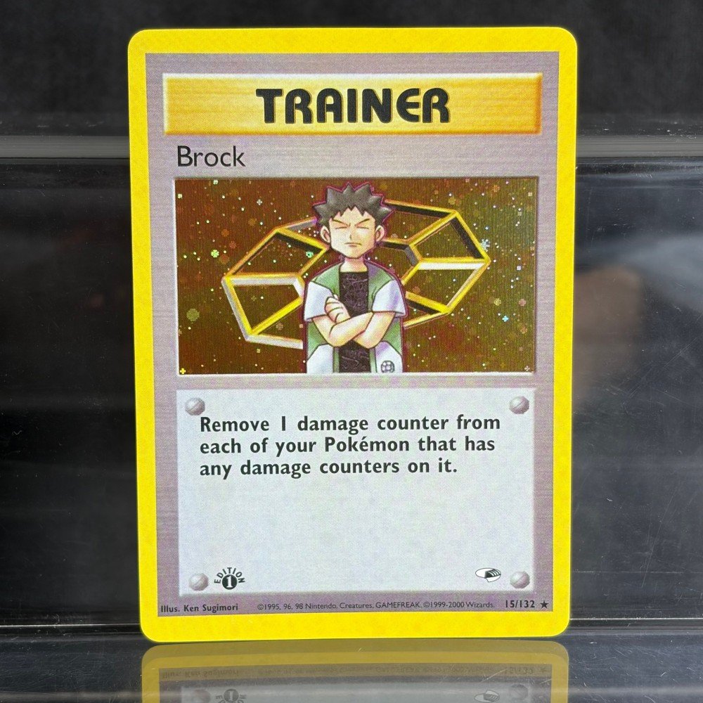 Pokémon Brock · Gym Heroes (G1) #15 Proxy Card