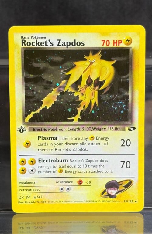 Pokémon Rocket’s Zapdos · Gym Challenge (G2) #15 Proxy Card