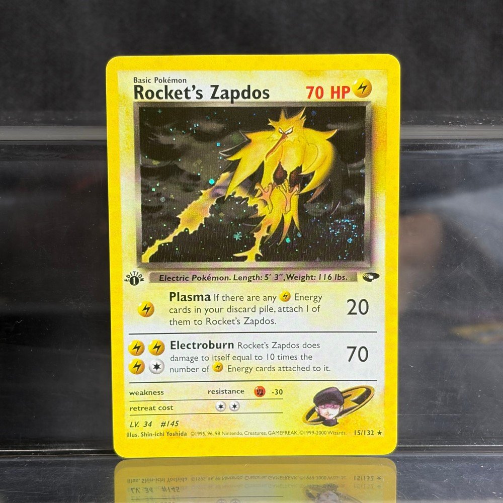 Pokémon Rocket’s Zapdos · Gym Challenge (G2) #15 Proxy Card