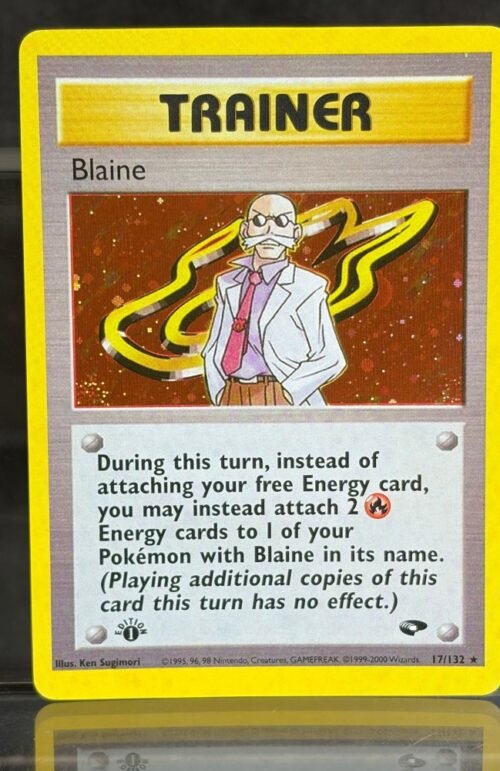 Pokémon Blaine · Gym Challenge (G2) #17 Proxy Card