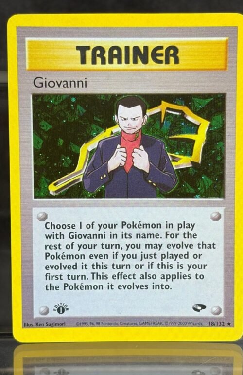 Pokémon Giovanni · Gym Challenge (G2) #18 Proxy Card