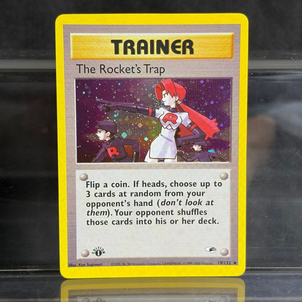Pokémon The Rocket’s Trap · Gym Heroes (G1) #19 Proxy Card