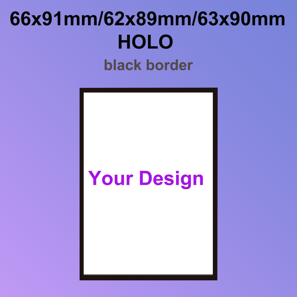 Custom Card Sleeves Glossy/Frosted/HOLO Style Standard/Japanese Size Card Sleeves for MGT/YGO/PTCG DIY Card Protector - Image 4